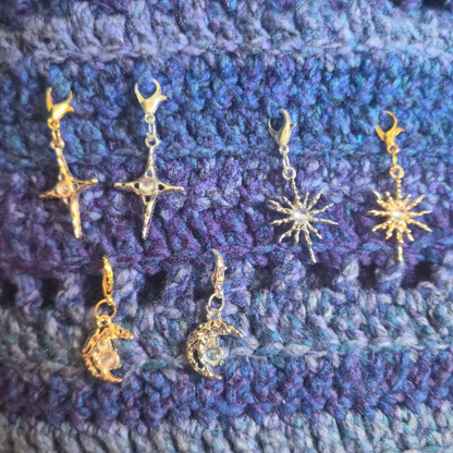 Celestial Stitch Markers