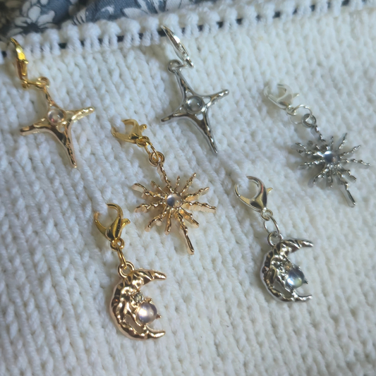 Celestial Stitch Markers
