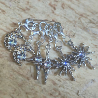 Celestial Stitch Markers