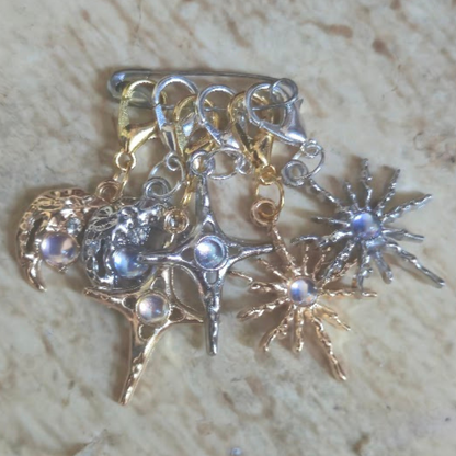 Celestial Stitch Markers