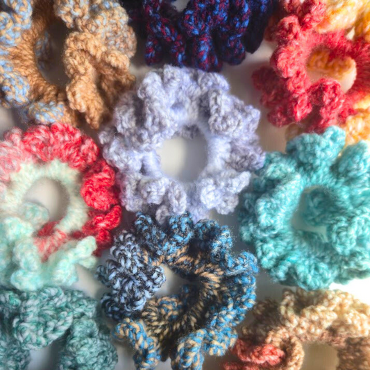 Crocheted Scrunchies